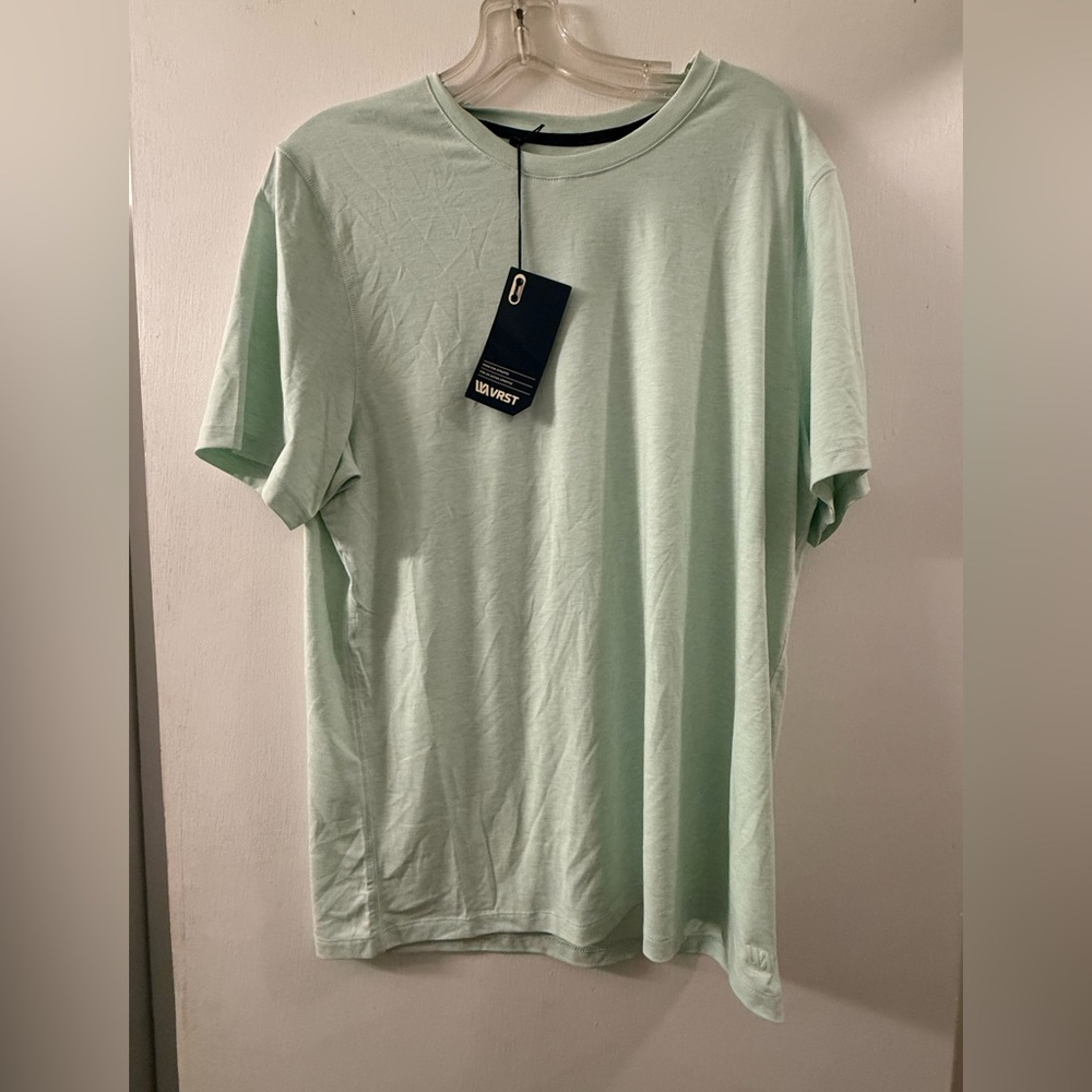 ICON Pastel mint heather Short Sleeve Crew Tee